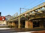 Eisenbahnbrcke Oosterdokskade, Amsterdam 16-01-2013.