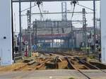 Eisenbahnbrcke  Delflandse Buitensluis , Vlaardingen 16-03-2017.