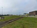 Bahnbergang Botlekweg, Botlek Rotterdam 23-10-2020.