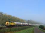 RRF (Rotterdam Rail Feeding) V100 Diesellokomotive 24 Polder Oudendijk, Willemsdorp 23-10-2020.