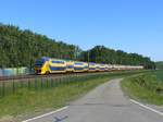 NS DD-IRM-VI Triebzug 8676 und 8660 Intercity 2222 Willemsdorp, Dordrecht 15-05-2020.