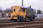 NS Sik locomotor 296 Leiden Güterbahnhof März 1994.