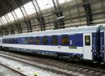 PKP Schlafwagen WLAB10mnouz mit Nummer 61 51 70-90 001-8 auf Gleis 7 Amsterdam Centraal Station 04-06-2014.