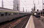 SNCF INOX Sitzwagen ex-TEE in Brussel-Zuid 20-08-1994.