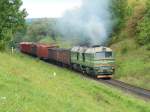 2M62u-0296 mit Gterzug in Hlyboka, 10-09-2007.