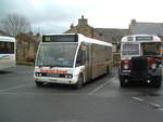 Here is Optare Solo T789 KNW, operated by Scarlet Band Bus & Coach and dating from 1999.
Seen in Barnard Castle, County Durham, on 11th January 2012.