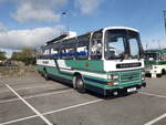 YJE 3T is a 1979 Bedford YMT carrying Plaxton Supreme C53F bodywork, new to Kenzie, Shepreth, Cambridgeshire, UK, and preserved in their livery.