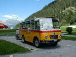 (237'954) - Schmid, Thrishaus - Nr. 9/BE 26'105 - Saurer/R&J (ex Geiger, Adelboden Nr. 9) am 10. Juli 2022 in Piotta, Hotel Motel Gottardo Sud