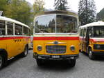 (268'173) - Schmid, Thrishaus - Nr. 9/BE 26'105 - Saurer/R&J (ex Geiger, Adelboden Nr. 9) am 12. Oktober 2024 in Kiental, Tschingel