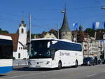 (266'712) - Aus Polen: Raf Trans, Warszawa - WN 4002S - Mercedes am 7. September 2024 in Luzern, Bahnhofbrcke 