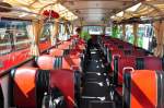 Bussing/426282/sitzreihen-im-bssing-u9-bj-1951 Sitzreihen im Bssing U9, Bj. 1951 bei der Kerschner Oldtimer Schau am 25.4.2015.