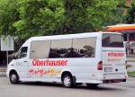 Kleinbus Mercedes Sprinter von Oberhauser aus sterreich am 17. Mai 2014 in Krems gesehen.
