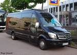 Haiyang Reisebus aus Mhlheim / Ruhr ~ MH-HY 168 ~ Mercedes Benz Sprinter Lord Exclusiv ~ 08.07.2018 in Echterdingen