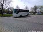 ein Bus von DE RGANER aufm Busbahnhof in Stralsund am 2.5.13