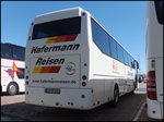 VDL Bova Futura von Hafermann Reisen aus Deutschland im Stadthafen Sassnitz.