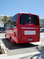 Indcar auf MB-Basis steht am Airport Palma /Mallorca im Juni 2016