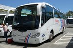 iveco-irisbus-irizar/500715/iveco-irizar-von-levante-abgestellt-am Iveco Irizar von Levante abgestellt am Airport Palma /Mallorca im Juni 2016