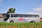 man-lions-coach/375570/man-lions-coach-von-sato-tours MAN Lions Coach von SATO tours aus Spanien,am 24.Mai 2014 in Krems unterwegs.