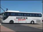 MAN Lion's Coach von Herter Reisen aus Deutschland im Stadthafen Sassnitz.