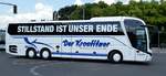 MAN Lion's Coach Reisebusunternehmen Maik Eckinger Der Krostitzer aus Krostitz, Sachsen bei der Bus Demo in Berlin am 17.06.2020.