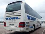 MAN Lion's Coach von Kohl aus Deutschland im Stadthafen Sassnitz am 23.08.2016