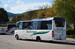 Midi Bus Mercedes O 818 von Buchinger Reisen aus sterreich in Krems gesehen.