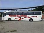 Mercedes Tourismo von Kretzschmar-Reisen aus deutschland im Stadthafen Sassnitz.