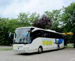 Mercedes Benz Tourismo von WEISS Busreisen aus sterreich am 27.5.2013 in Krems gesehen.