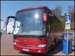 Mercedes Tourismo von WF-Reisen aus Deutschland im Stadthafen Sassnitz.