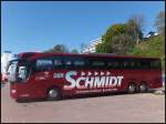 Mercedes Tourismo von Der Schmidt aus Deutschland im Stadthafen Sassnitz.