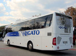 Mercedes Tourismo von Rigato aus Italien in Krems gesehen.