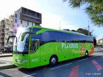 Frankreich, Languedoc-Roussillon, Hérault, Montpellier Sabines (an der Trambahn Linie 2): ein Reisebus von FLIXBUS (MERCEDES TOURISMO). 01.03.2016