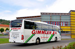 Mercedes Tourismo von Gimmler Reisen aus der BRD in Krems.