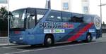 MB tourismo als Mannschaftsbus von Borussia Fulda steht im Juni 2017 in Fulda