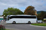 Mercedes Tourismo von EVO Bus aus der BRD in Krems gesehen.