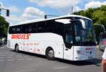 Mercedes-Benz Tourismo von Birgels GmbH & Co KG aus Meerbusch, Nordrhein-Westfalen bei der Bus Demo in Berlin am 17.06.2020.