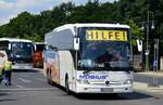 Mercedes-Benz Tourismo von Möbius Bus GbR aus Dresden, Sachsen bei der Bus Demo in Berlin am 17.06.2020.