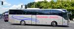 Mercedes-Benz Tourismo Omnibus-und Fuhrbetrieb Keitel GmbH aus Hainrode, Thüringen, Kennzeichen NDH-KR 800 bei der Bus Demo in Berlin am 17.06.2020.