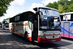 Mercedes-Benz Tourismo von Reisebüro Wissmüller aus Michelstadt, Hessen Bus 2 ERB-CR 742 bei der Bus Demo in Berlin am 17.06.2020.