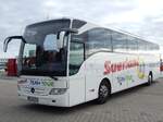Mercedes Tourismo von Suerland-Busreisen aus Deutschland im Stadthafen Sassnitz.