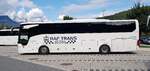 MB Tourismo der polnischen Busvermietung RAF TRANS steht auf dem Busparkplatz am Königsee, 09-2022