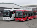 Mercedes Tourismo und Mercedes Citaro III von URB aus Deutschland in Ueckermünde. 