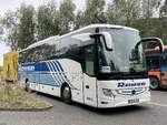 Mercedes Tourismo von Reese aus Deutschland mit Anh�nger in Plau am See.