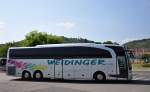 Mercedes-Benz Travego/473739/mercedes-travego-von-weidinger-reisen-aus Mercedes Travego von Weidinger Reisen aus sterreich im Juni 2015 in Krems unterwegs.