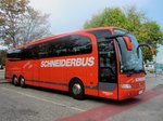 Mercedes Travego von Schneiderbus aus Wien in Krems gesehen.