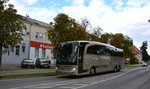 Mercedes-Benz Travego/499326/mercedes-travego-von-jakobi-reisen-aus Mercedes Travego von Jakobi Reisen aus der BRD in Krems unterwegs.