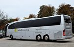 Mercedes-Benz Travego/507603/mercedes-travego-von-spillmann-reisen-aus Mercedes Travego von Spillmann Reisen aus der BRD in Krems gesehen.