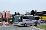 Mercedes Travego von Domhart Reisen aus der BRD in Krems gesehen.
