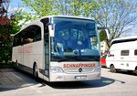 Mercedes Travego von Schnappinger Reisen aus der BRD in Krems gesehen.