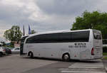 Mercedes-Benz Travego/534539/mercedes-travego-von-woerlitz-reisen-aus Mercedes Travego von Wrlitz Reisen aus der BRD in Krems gesehen.